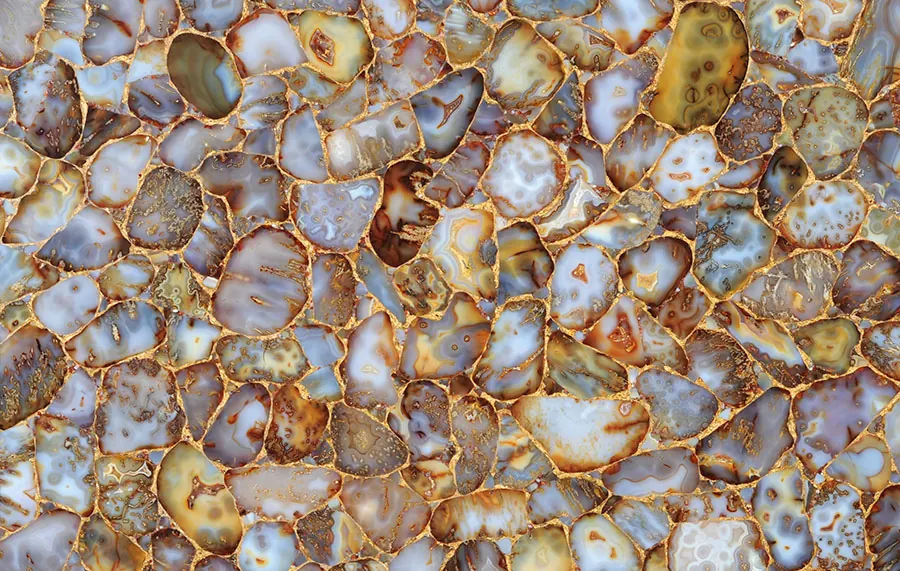 Agate Gold Carnelian, агаты — образец натурального камня