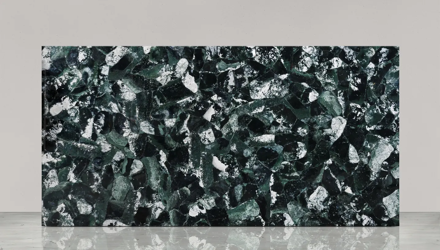 Agate Moss Green, агаты — образец натурального камня